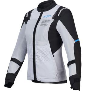 Dámská bunda na motorku Alpinestars Stella ST-2 Air světle šedo-černá