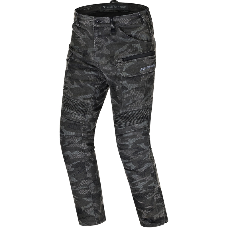 Prodloužené kalhoty na motorku Shima Giro 3.0 camo