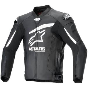 Kožená bunda na motorku Alpinestars GP plus R 4 Airflow černo-bílá