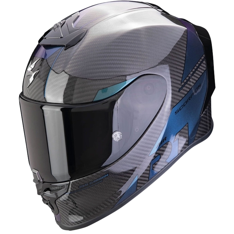 Integrální přilba na motorku Scorpion EXO-R1 EVO Carbon Air Rally černý chameleon výprodej