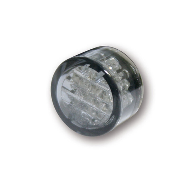 Zadní světlo na motorku Highsider Smart Pin LED kouřově šedé