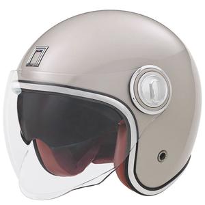 Otevřená přilba NOX PREMIUM Heritage champagne růžová