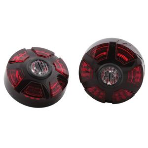 Zadní světlo na čtyřkolku Highsider Smart ATV LED 3v1 červeno-černé