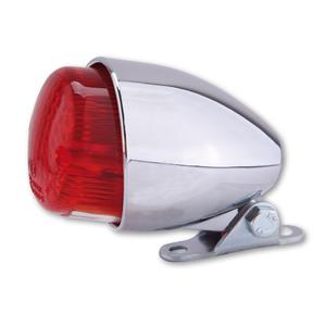 Zadní světlo na motorku Highsider Smart Texas chromované