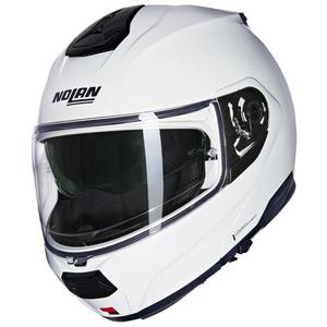 Vyklápěcí helma na motorku Nolan N100-6 Classico N-COM 305 bílá