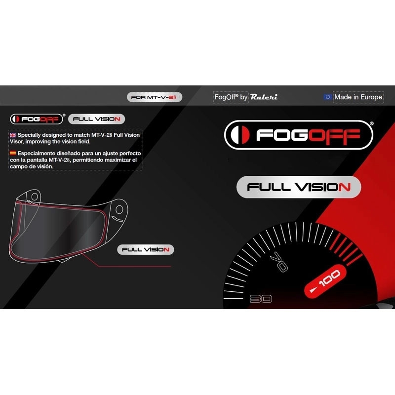 Fólie proti mlžení FOGOFF FOG010  pro plexi MT-V-28