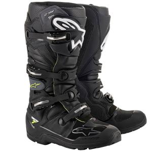 Boty na motorku Alpinestars Tech 7 Enduro Drystar černo-šedo-fluo žluté