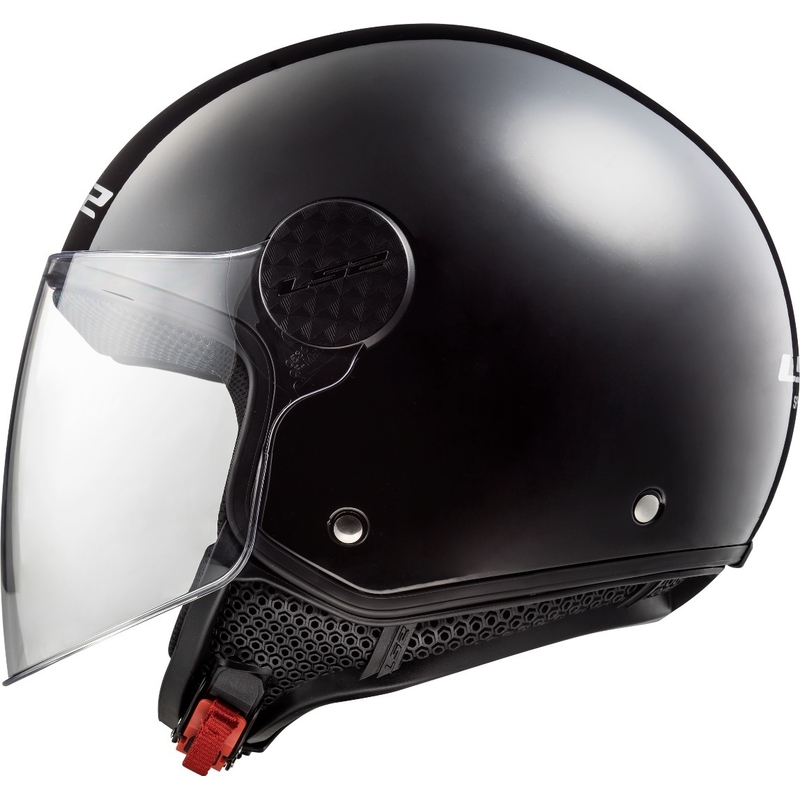 Otevřená přilba na motorku LS2 OF558 Sphere Solid černá lesklá