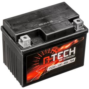 Gelová baterie A-TECH 12V, YTX4L/YTZ5S, 4Ah, 70A, bezúdržbová