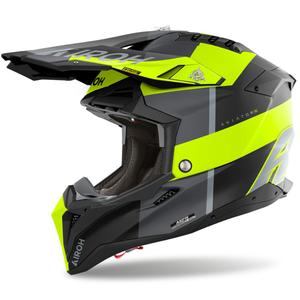 Motokrosová helma Airoh Aviator 3 Monarch matná žlutá