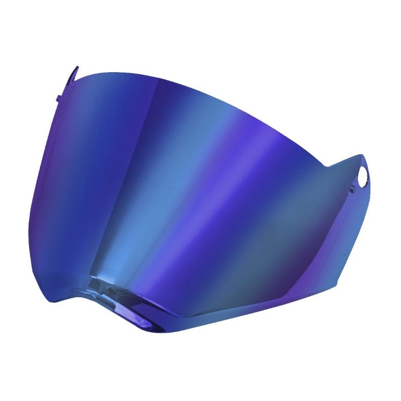 Modře iridiové plexi pro přilbu LS2 MX436