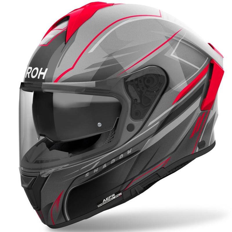 Integrální helma na motorku Airoh SPARK 2 Shadow lesklá červená