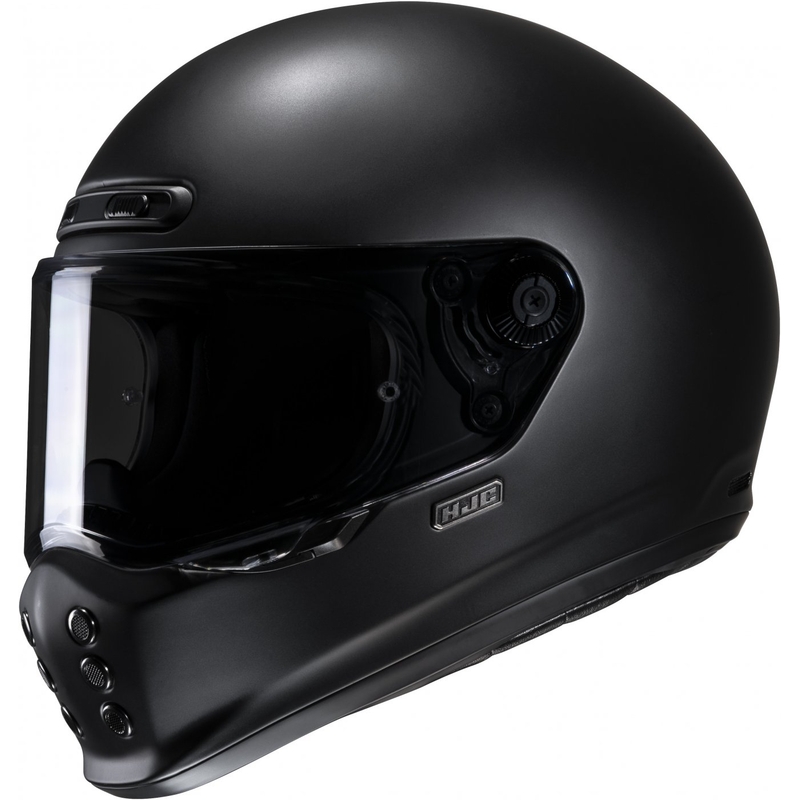 Integrální přilba na motorku HJC V10 Solid semi flat černá - II. jakost