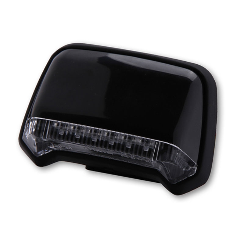 Zadní světlo na motorku Highsider Smart LED pro montáž na blatník černé