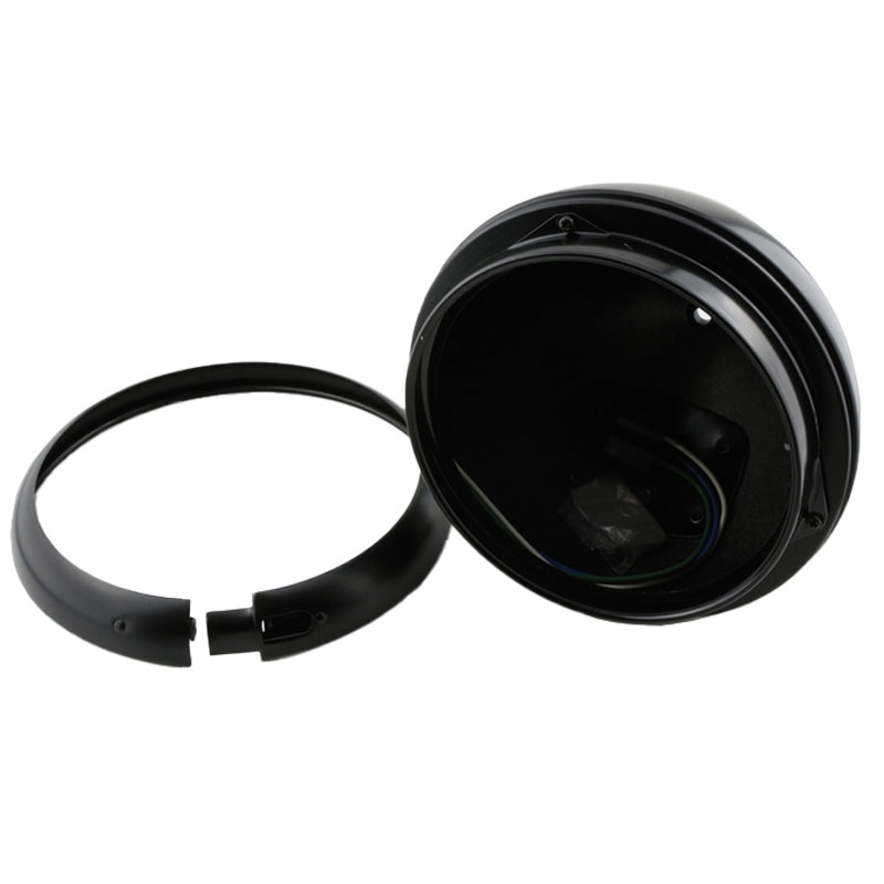 Pouzdro světlometu Highsider Smart HD-Style 7 palců matné černé