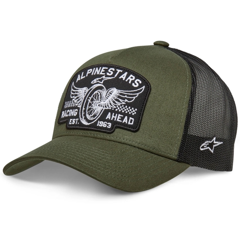 Kšiltovka Alpinestars Heritage Patcher zeleno-černá