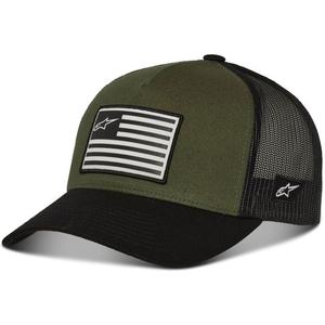 Kšiltovka Alpinestars Flag Snap Hat zeleno-černá