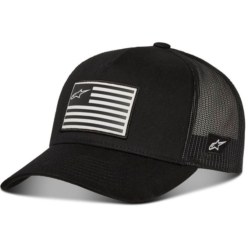 Kšiltovka Alpinestars Flag Snap Hat černá