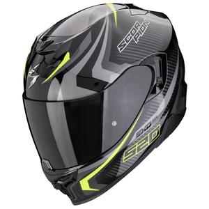 Integrální helma na motorku Scorpion EXO-520 EVO AIR TERRA černo-stříbrno-fluo žlutá výprodej