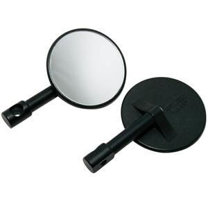 Zpětné zrcátko Highsider Smart Bar End kulaté černé