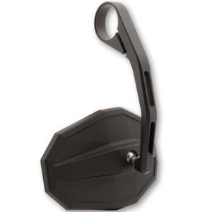 Zrcátko Highsider Smart Straight s dlouhým ramenem černé