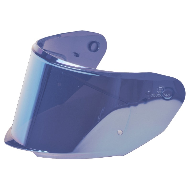 Zrcadlově modré plexi pro přilbu Cassida Integral GT 2.0/2.1