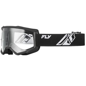 Motokrosové brýle Fly Racing Focus černo-bílé II čiré plexi