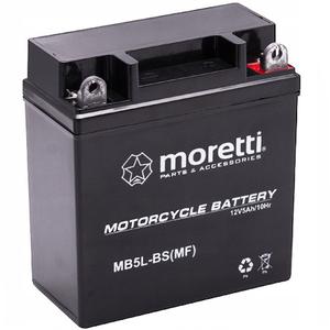Bezúdržbová gelová baterie Moretti MB5L-BS, 12V 5Ah bez měřiče napětí
