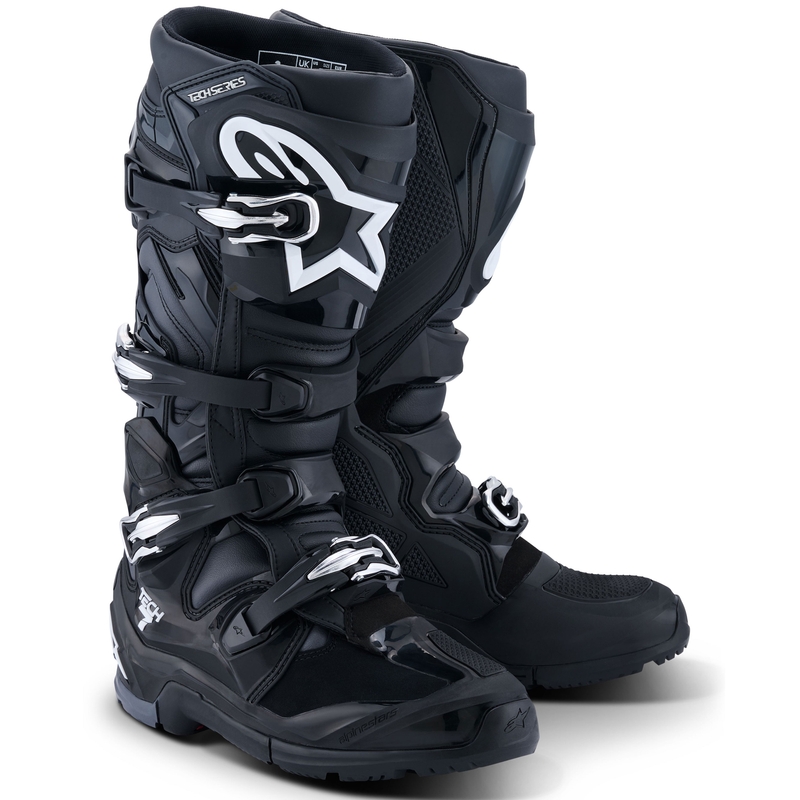 Boty na motorku Alpinestars Tech 7 Enduro černo-antracit-bílé