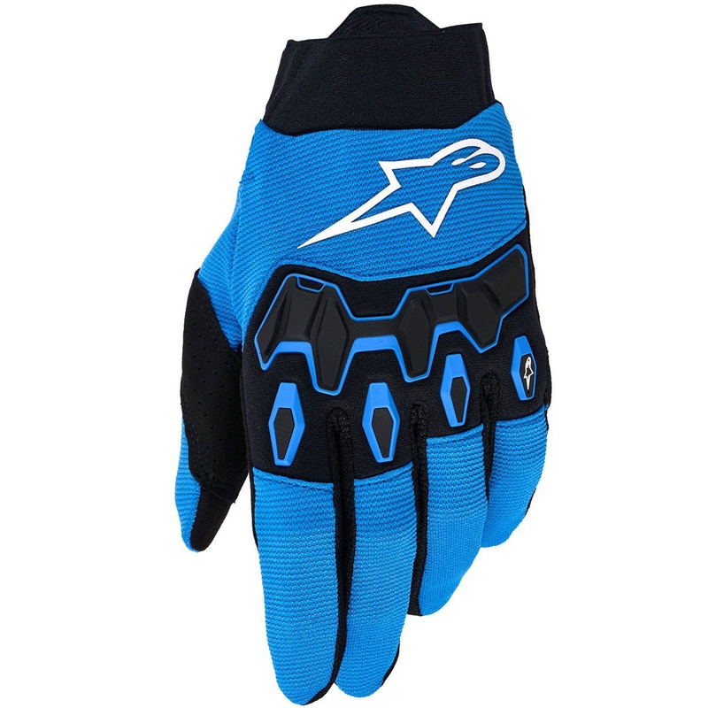 Motokrosové rukavice Alpinestars Full Bore V2 modro-černé