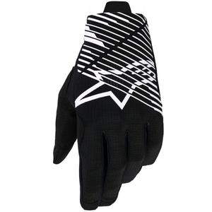 Motokrosové rukavice Alpinestars Radar Pro černo-bílé