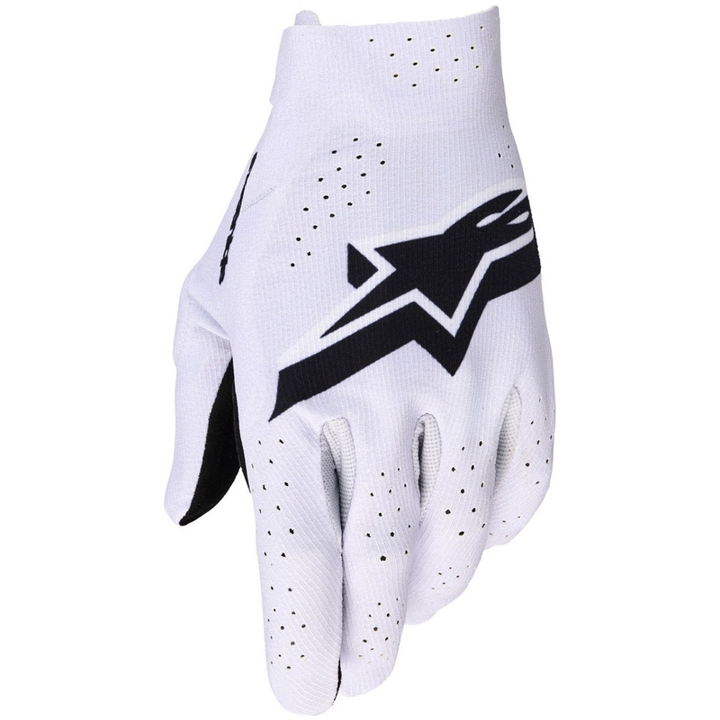 Motokrosové rukavice Alpinestars Supertech MX světle šeříkovo-černé
