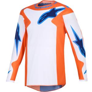 Motokrosový dres Alpinestars Fluid Grid oranžovo-modrý