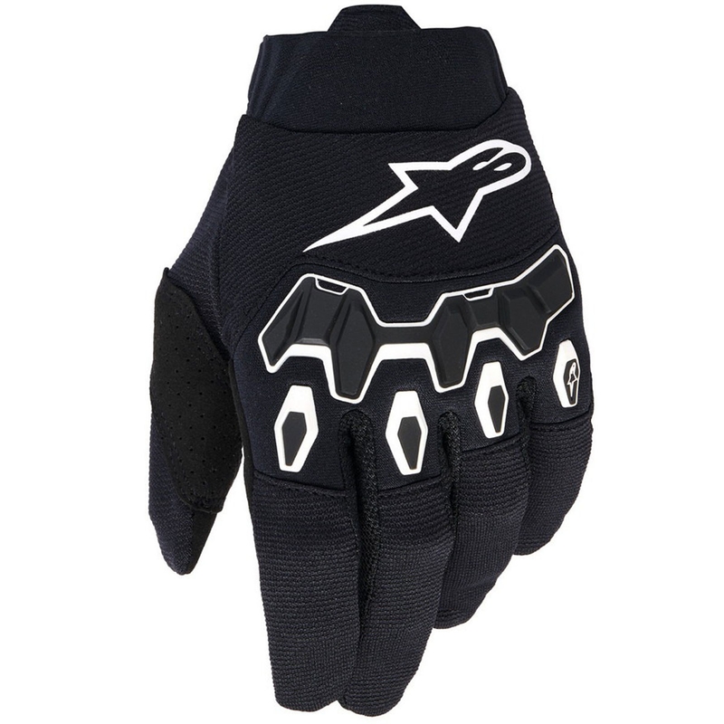 Dětské motokrosové rukavice Alpinestars Full Bore V2 Youth/Kids černo-bílé