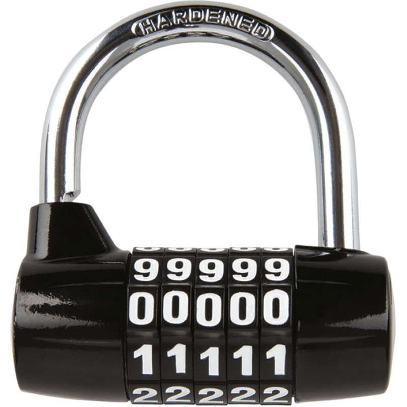 Zámek U profil Oxford 5-DIGIT černý