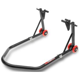 Přední/zadní stojan na motocykl Q-TECH černý
