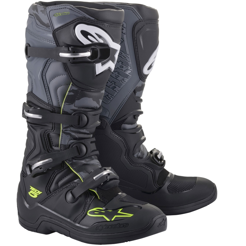 Boty na motorku Alpinestars TECH 5 černo-šedo-fluo žluté