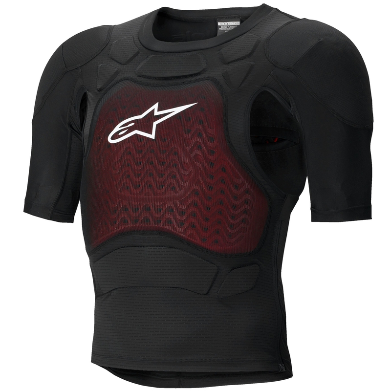 Chránič těla Alpinestars Bionic Plasma LT krátký rukáv černo-červeno-bílý