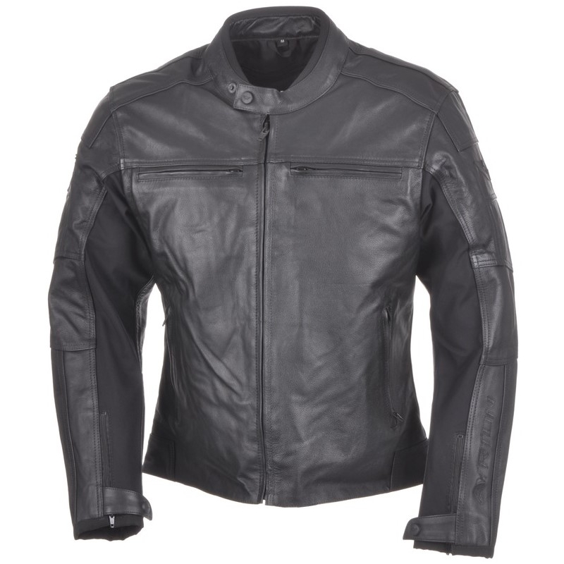 Bunda na motorku Ayrton Classic Leather černá