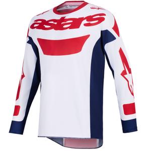 Motokrosový dres Alpinestars Racer Riway bílo-modro-červený
