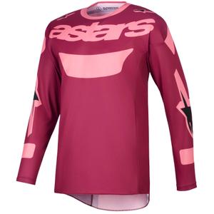 Motokrosový dres Alpinestars Racer Riway tmavě červeno-korálový