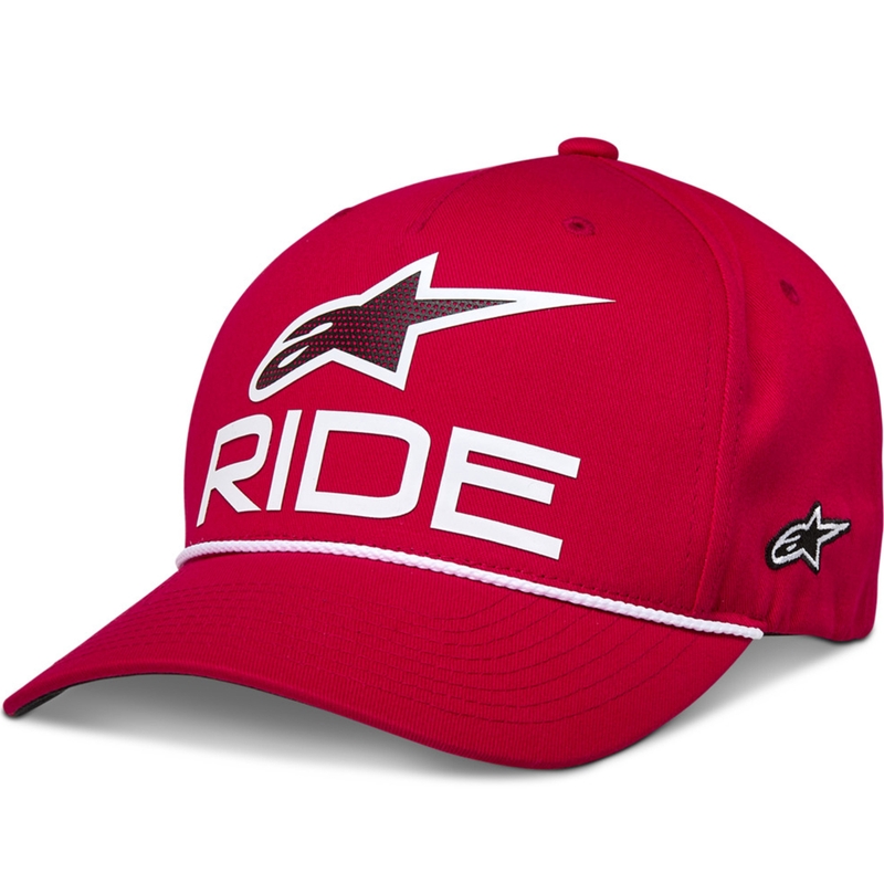 Kšiltovka Alpinestars Ride Comp Snapback červeno-bílo-černá