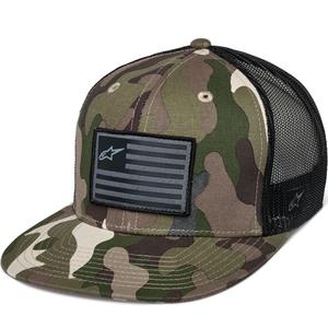 Kšiltovka Alpinestars Corp zelená camo-černá