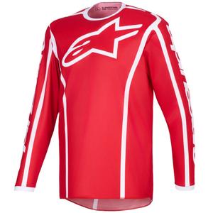 Motokrosový dres Alpinestars Fluid Apex červeno-bílý
