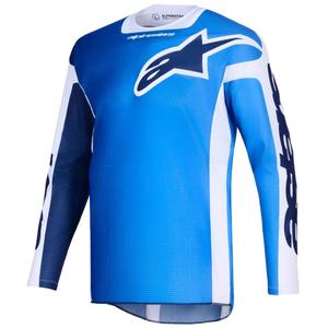 Motokrosový dres Alpinestars Racer Air Portl modro-bílý