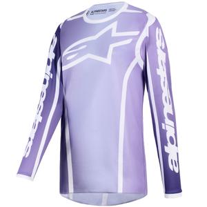 Dámský motokrosový dres Alpinestars Stella Fluid Apex fialovo-bílý