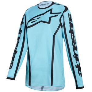Dámský motokrosový dres Alpinestars Stella Fluid Apex tyrkysovo-černý