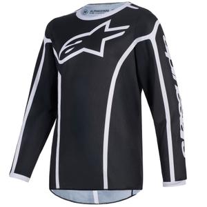 Dětský motokrosový dres Alpinestars Fluid Apex černo-šedý