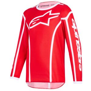 Dětský motokrosový dres Alpinestars Fluid Apex červeno-bílý
