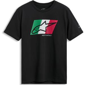Tričko Alpinestars Global CSF černo-zeleno-bílo-červené